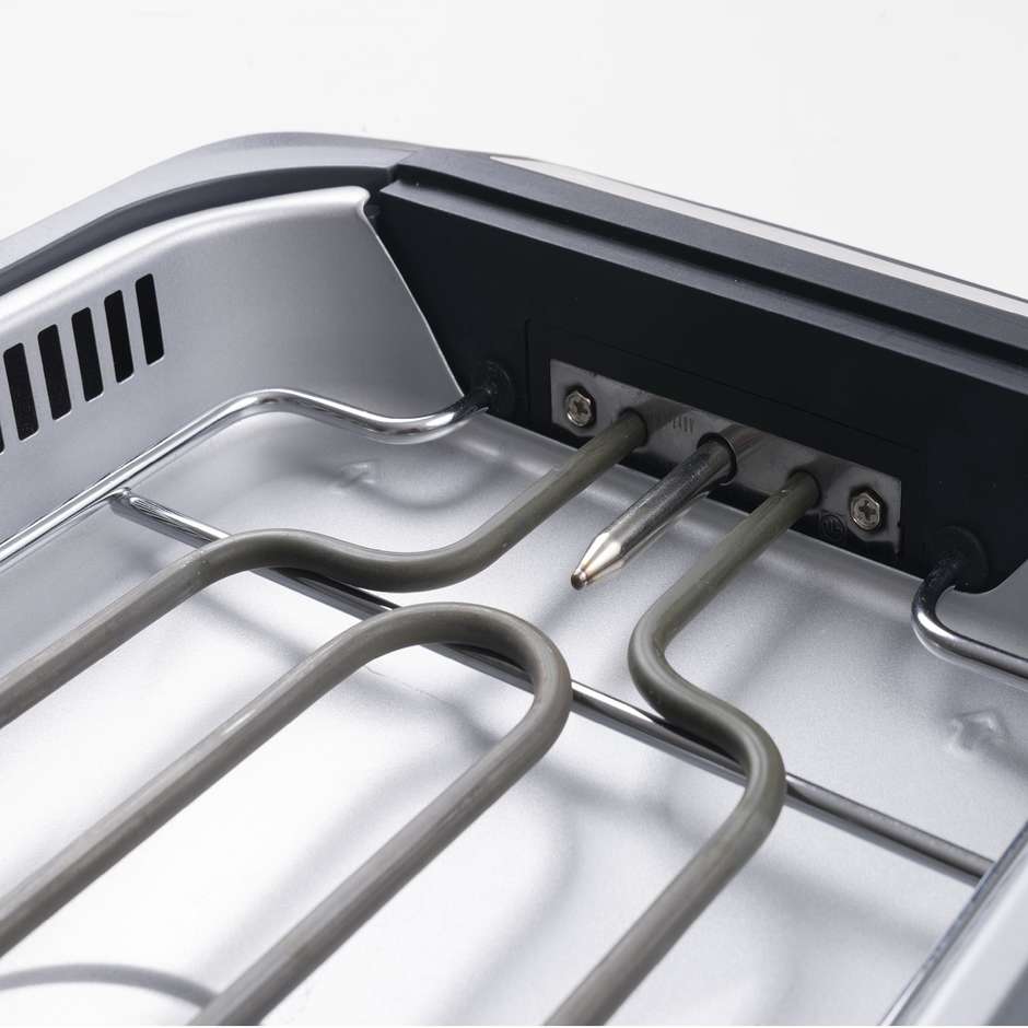 Macom 849 Griglia di contatto 1500W con display Antracite/Nero