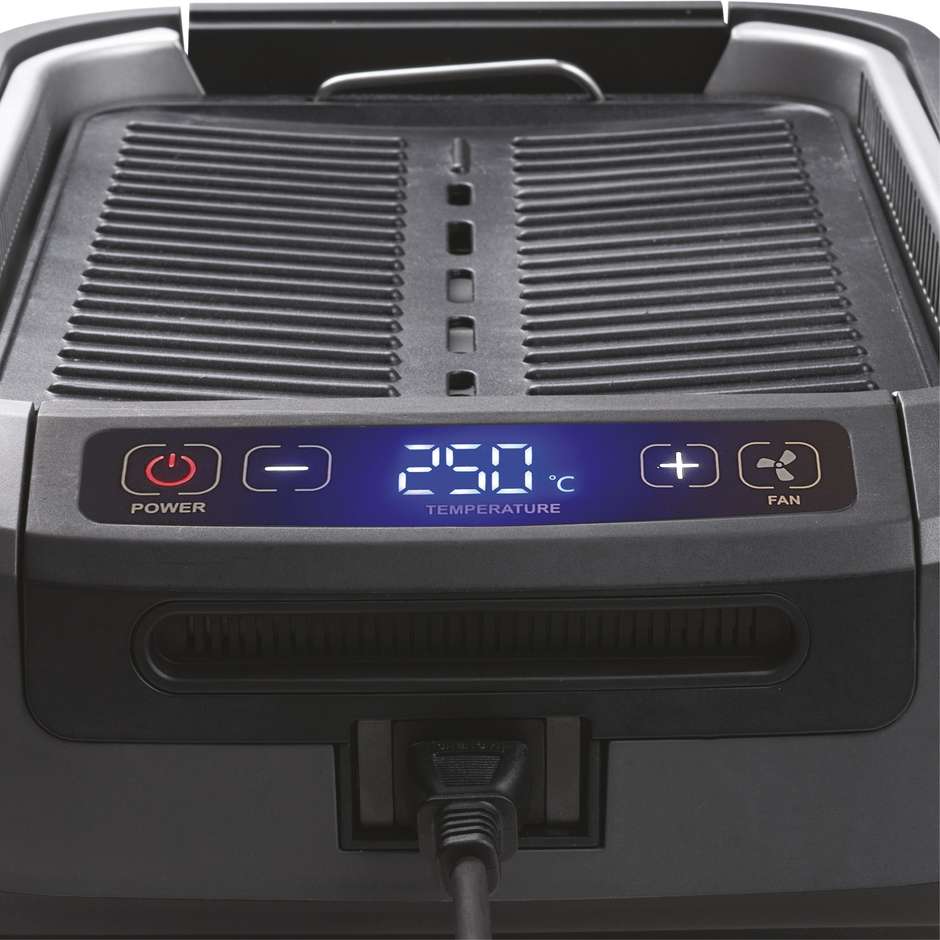 Macom 849 Smokeless BBQ Grill Ventola aspitazione integrata Potenza 1500 W Colore Nero