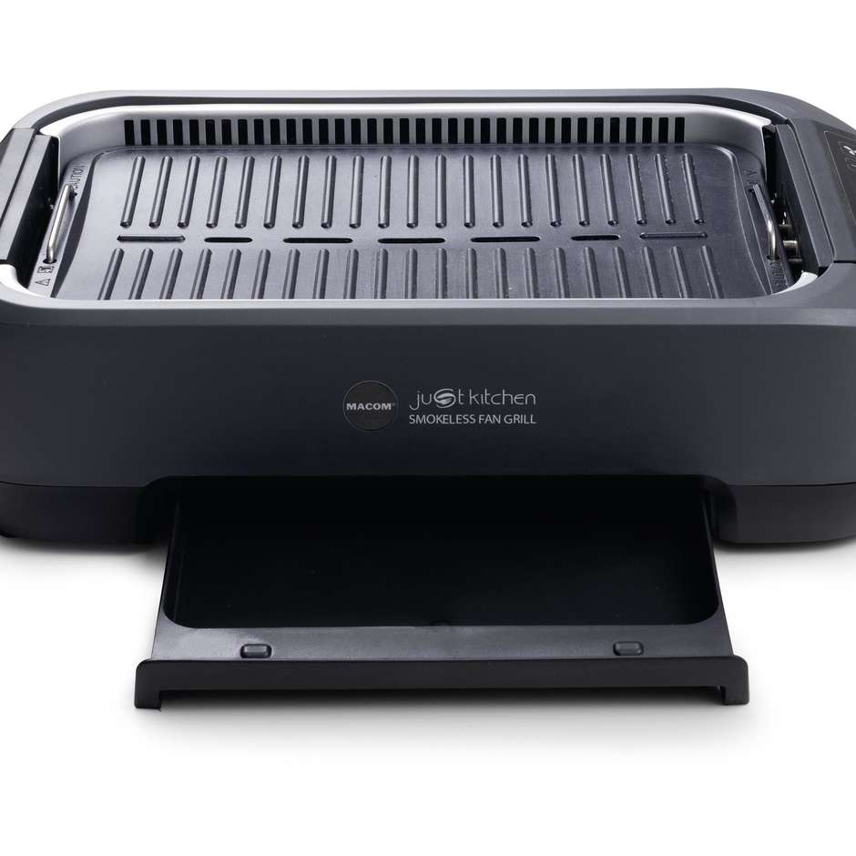 Macom 849 Smokeless BBQ Grill Ventola aspitazione integrata Potenza 1500 W Colore Nero