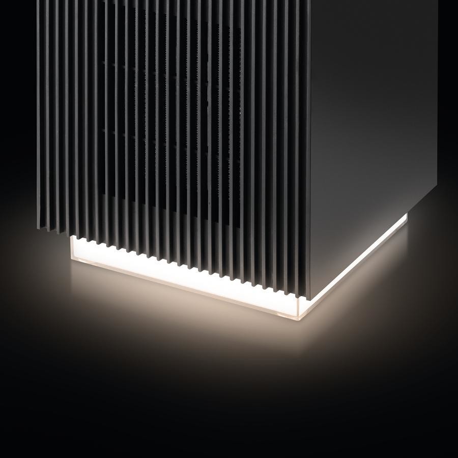 Macom 931 Termoventilatore Ceramico da Tavolo 2000 W con Comandi Touch, Timer 24h e Display LED - Nero
