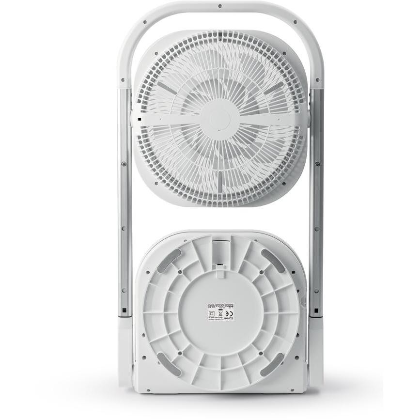 MACOM Enjoy & Relax 986 Slimmy Potente Ventilatore Pieghevole SalvaSpazio 9 velocità e TLC Potenza 13 watt Colore Bianco
