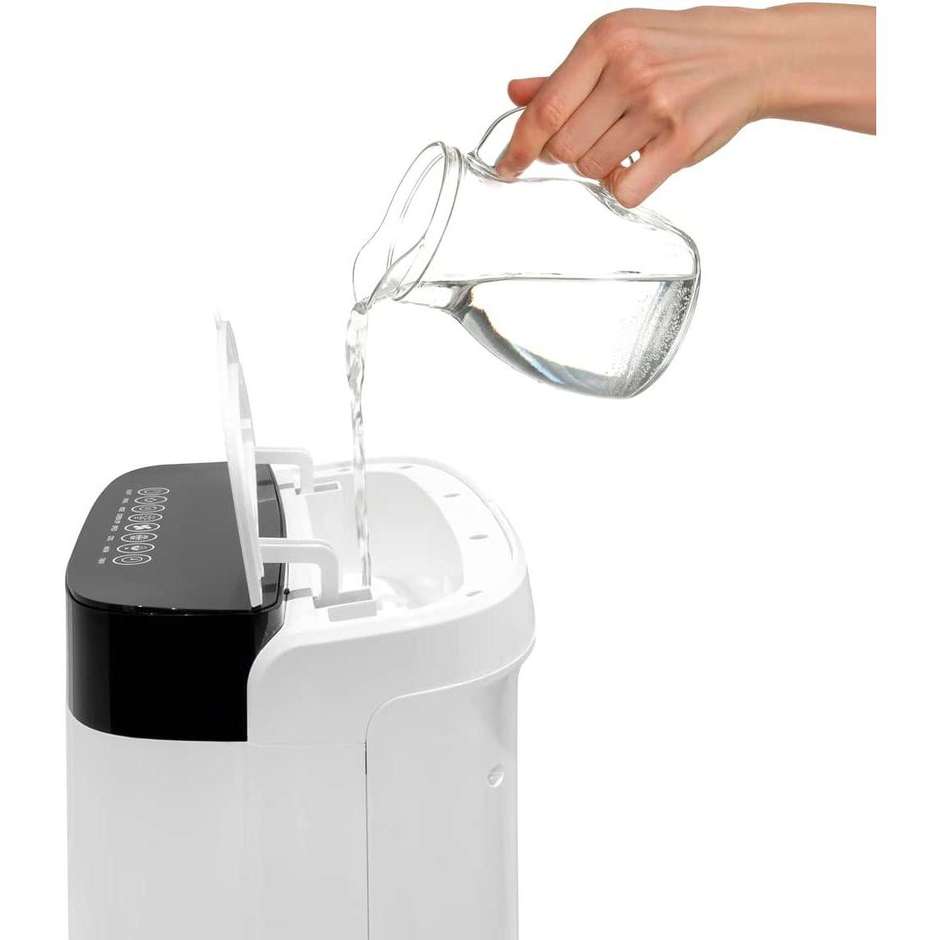 Macom Raffrescatore evaporativo senza pale con ventilatore centrifugo Bladeless Cyclone Colore Bianco