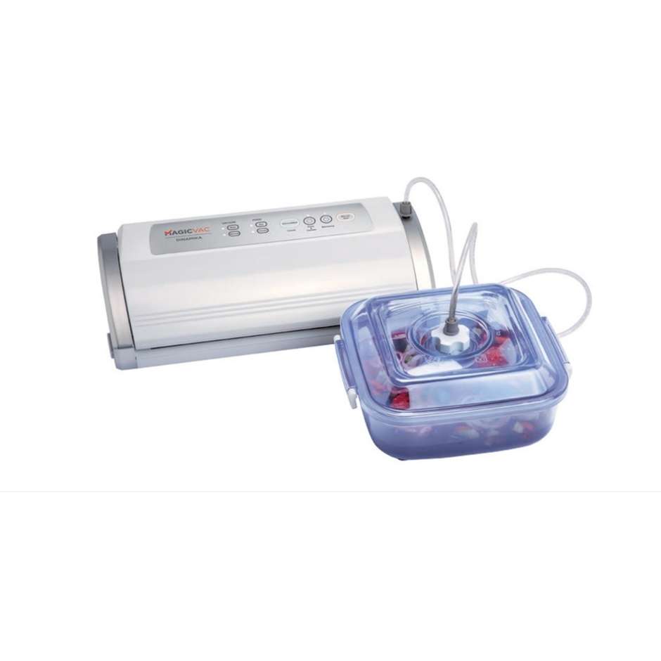 Magic Vac Dinamika macchina sottovuoto automatica 220 W argento e bianco