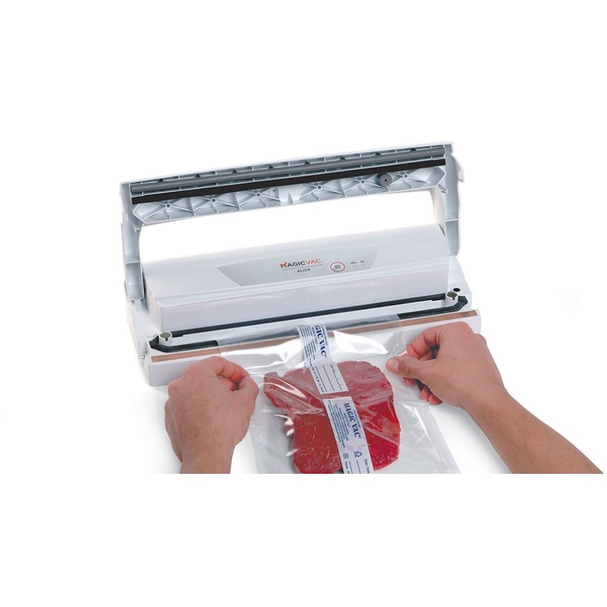 Magic Vac V952PK1 Alice Macchina per il Sottovuoto Alimenti, Pompa Professionale, Ciclo Automatico e Manuale con Saldatura Istantanea