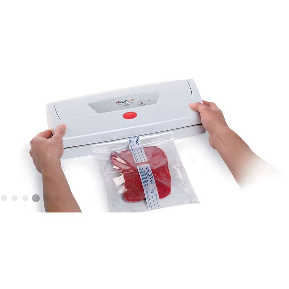 Magic Vac V952PK1 Alice Macchina per il Sottovuoto Alimenti, Pompa Professionale, Ciclo Automatico e Manuale con Saldatura Istantanea