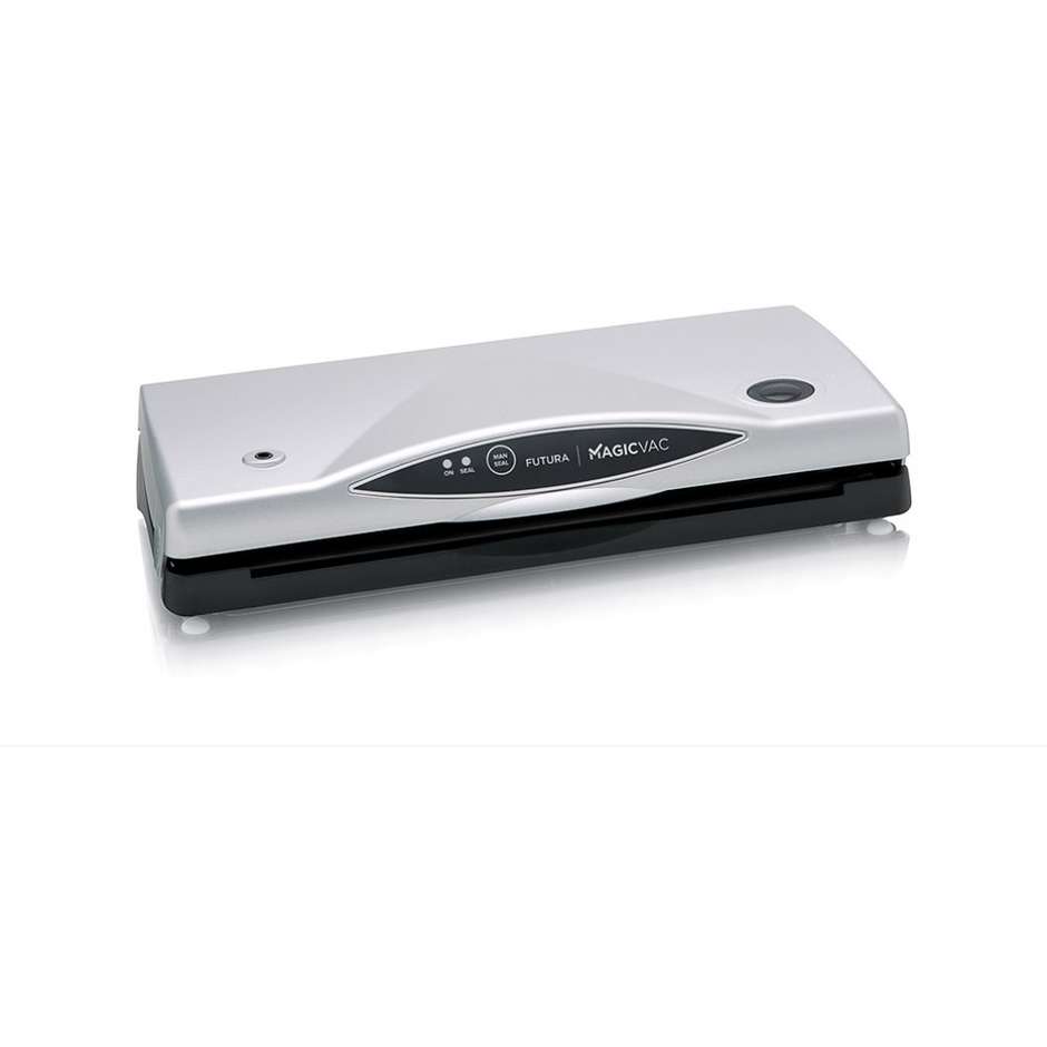 Magic Vac VB02PK1 Futura Macchina per Sottovuoto Alimenti, Nero/Argento