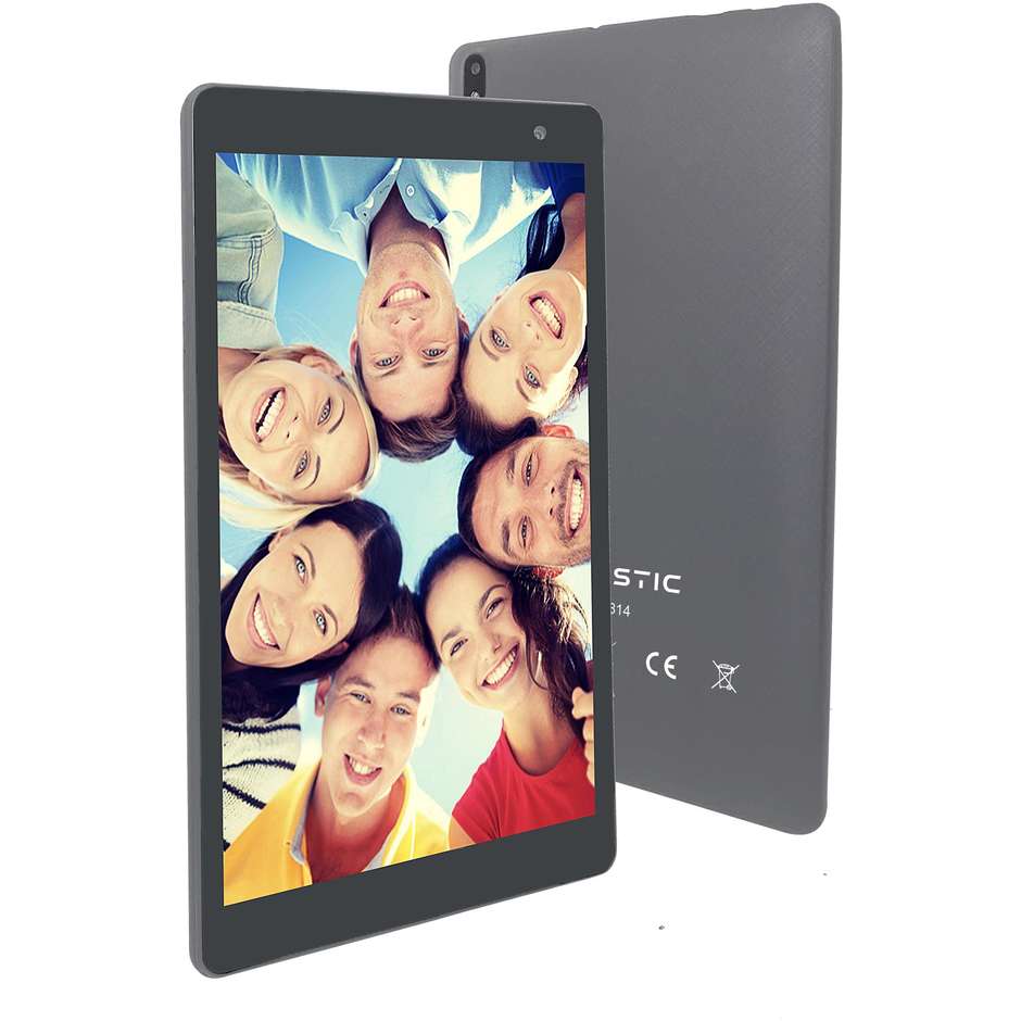Majestic TAB-814 Tablet 8" Ram 3 GB Memoria 32 GB Wifi Android 10 colore grigio