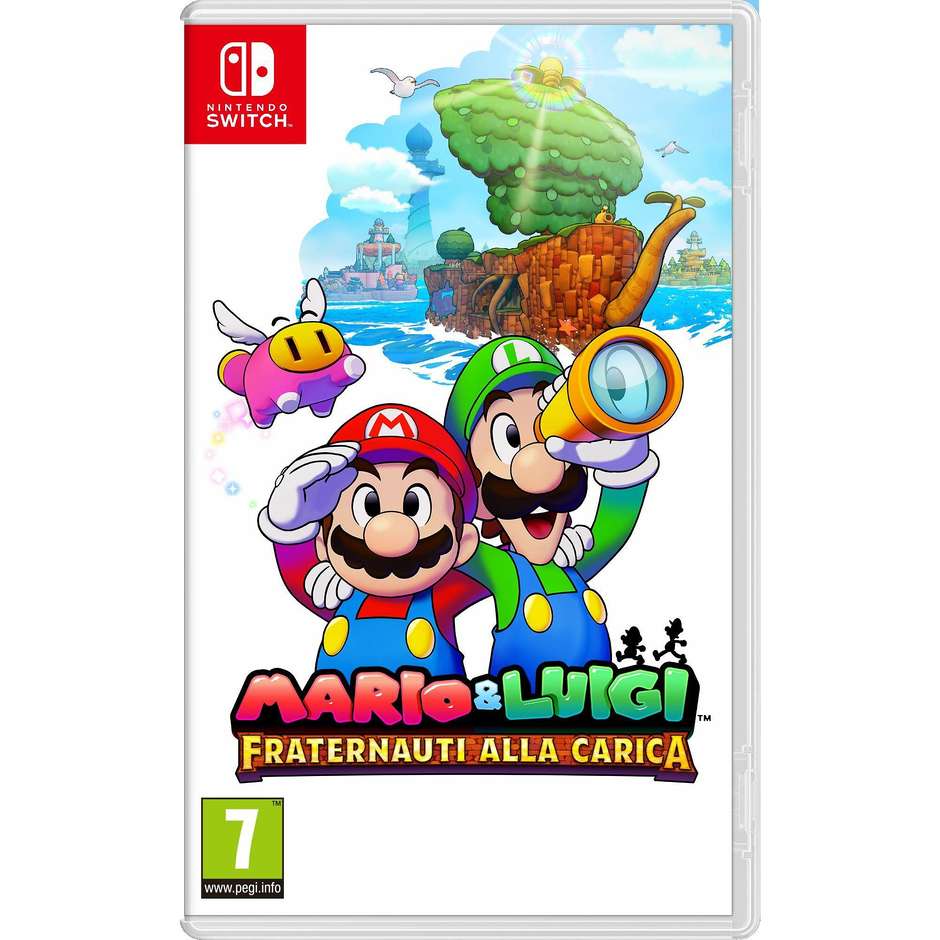 Mario & Luigi: Fraternauti alla Carica per Nintendo Switch (10013823) Videogioco GDR di Avventura Fraterna a Turni Italiano Scheda di Gioco