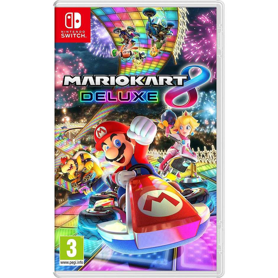 Mario Kart 8 Deluxe per Nintendo Switch Videogioco di Corse Arcade 48 Piste Modalità Battaglia Riveduta Scheda di Gioco