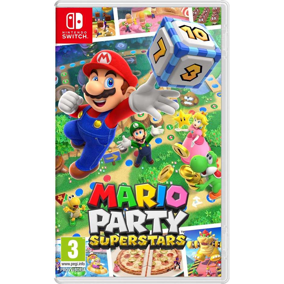 Mario Party Superstars per Nintendo Switch Gioco da Tavolo con 5 Tabelloni N64 e 100 Minigiochi Scheda di Gioco