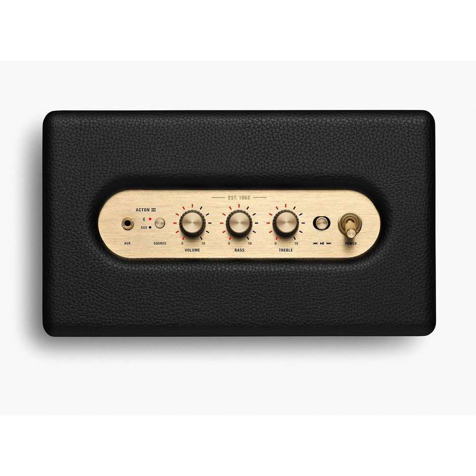 Marshall 1006004 Diffusore Audio Bluetooth Portatile Nero