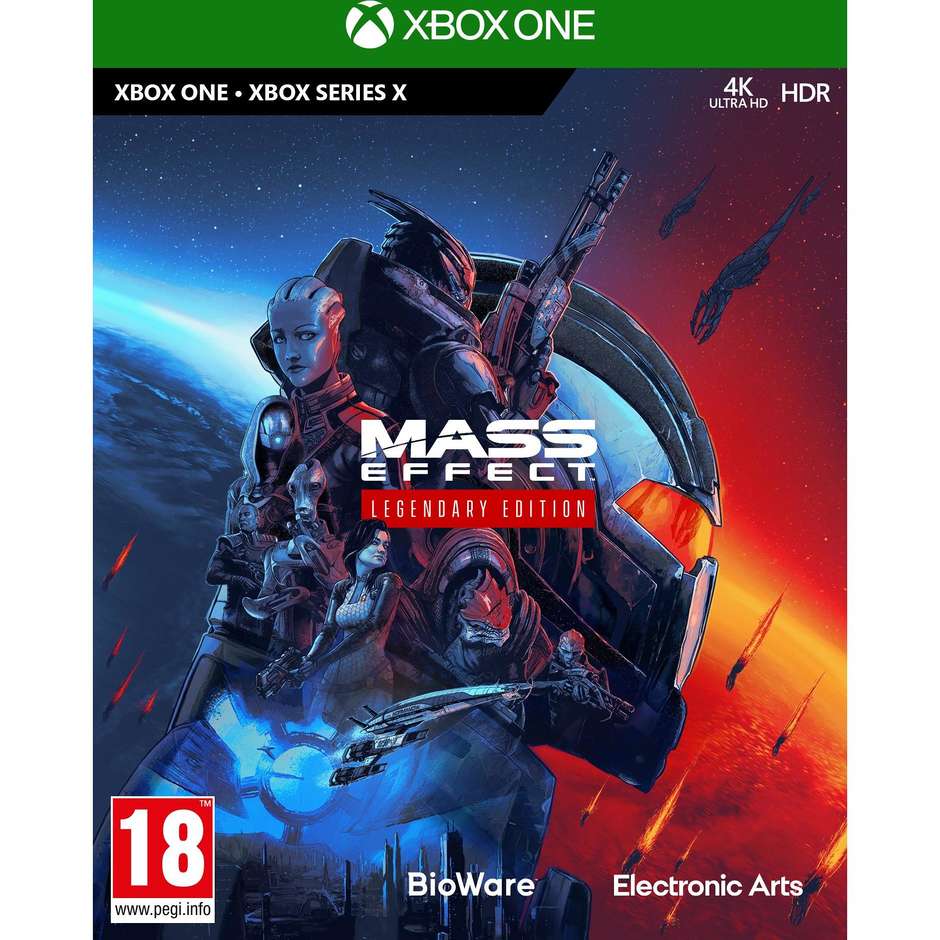 Mass Effect Legendary Edition per Xbox One (5030940123946) Trilogia Completa Rimasterizzata 4K Ultra HD Oltre 40 DLC Italiano Disco di Gioco
