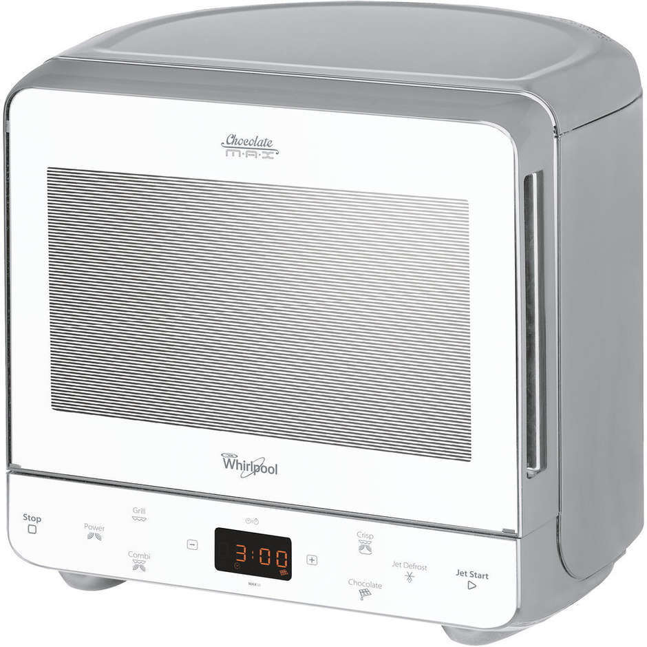 MAX 38 CSL Whirlpool forno microonde + crisp 13 lt 700w argento