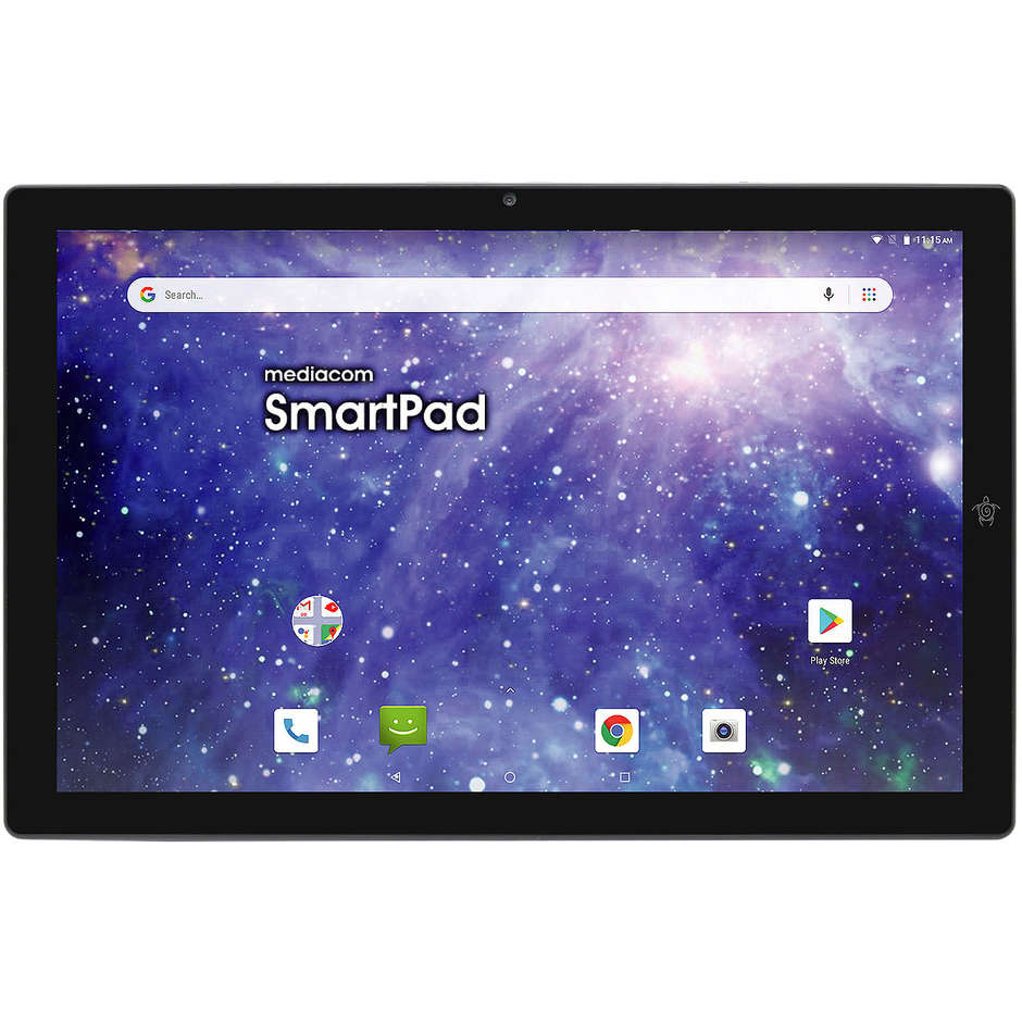 Mediacom M-SP1AZ SmartPad 10 Azimut Tablet 10.1" Ram 3 GB Memoria 32 GB Android 9.0 colore argento