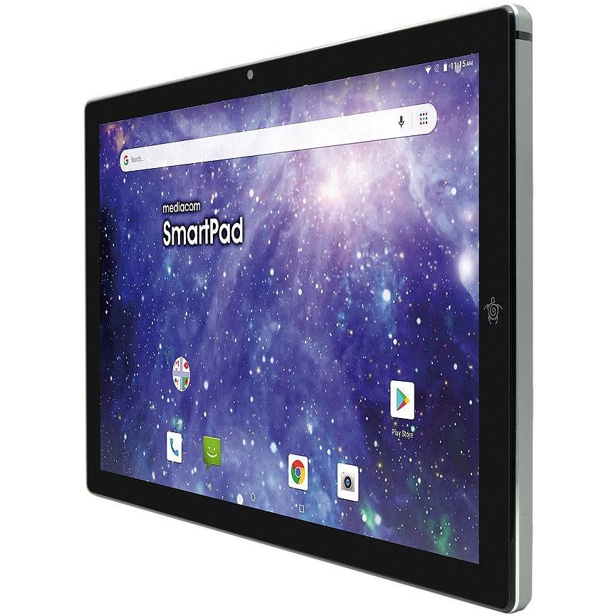 Mediacom M-SP1AZ SmartPad 10 Azimut Tablet 10.1" Ram 3 GB Memoria 32 GB Android 9.0 colore argento