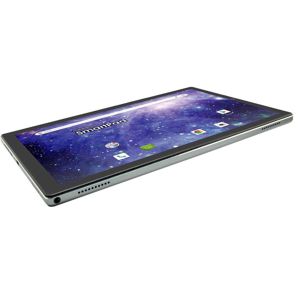 Mediacom M-SP1AZ SmartPad 10 Azimut Tablet 10.1" Ram 3 GB Memoria 32 GB Android 9.0 colore argento