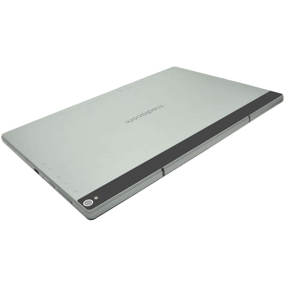 Mediacom M-SP1AZ SmartPad 10 Azimut Tablet 10.1" Ram 3 GB Memoria 32 GB Android 9.0 colore argento