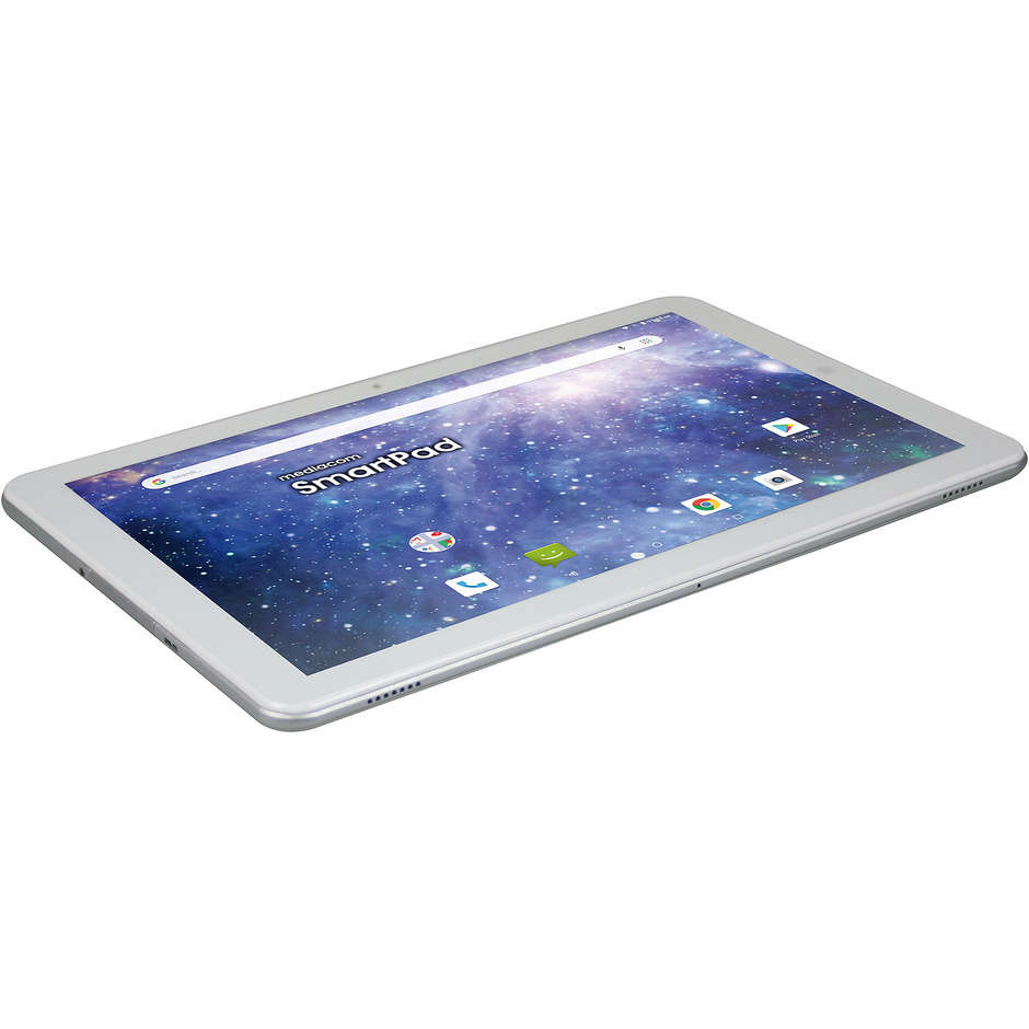 Mediacom M-SP1CY SmartPad iyo 10 Tablet 10.1" Ram  2 GB memoria 16 GB colore bianco
