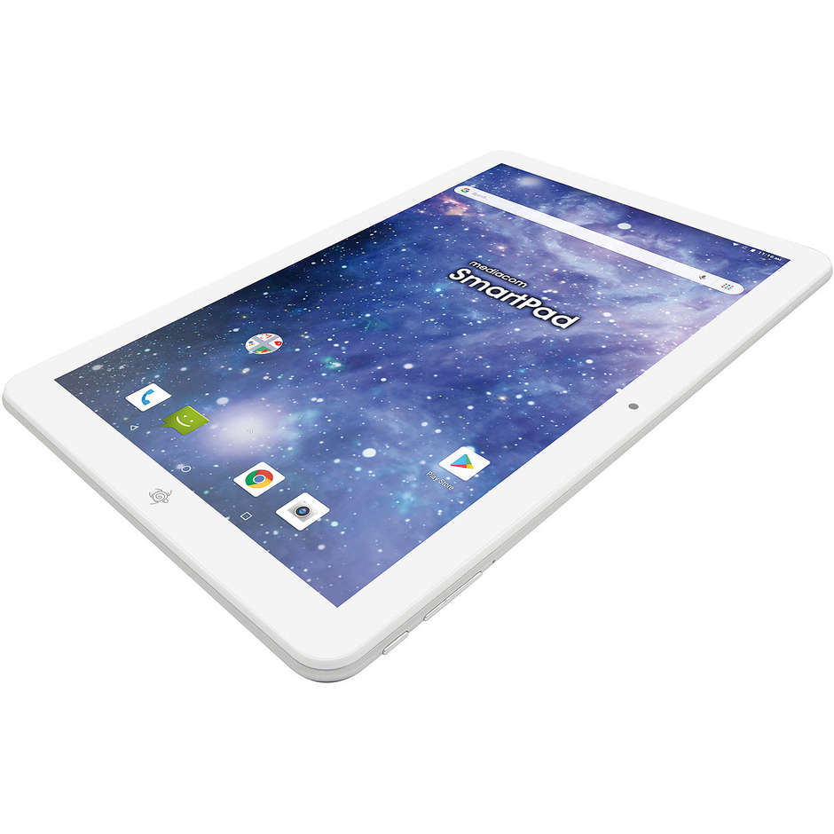 Mediacom M-SP1CY SmartPad iyo 10 Tablet 10.1" Ram  2 GB memoria 16 GB colore bianco