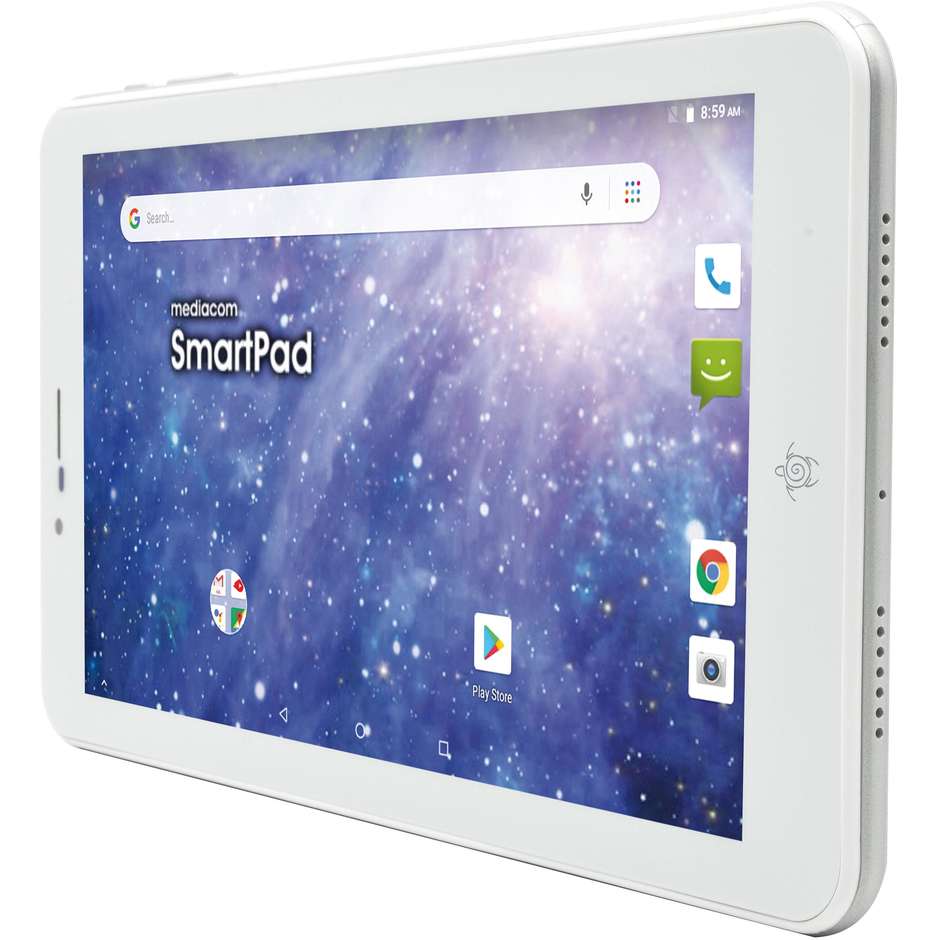 Mediacom M-SP7BY SmartPad iyo 7 Tablet 7" Ram 1 GB memoria 8 GB colore bianco