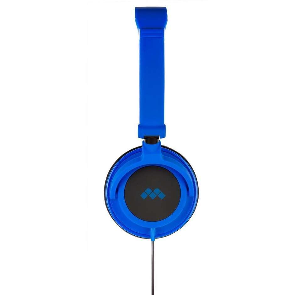 MELICONI 497438BA Cuffie Wireless Bluetooth con Microfono Integrato Colore Black,Blue