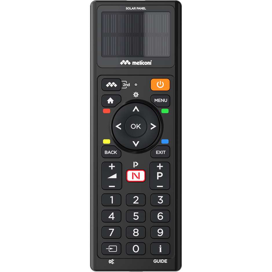 Meliconi 800508 Telecomando TV Pulsanti Colore Nero