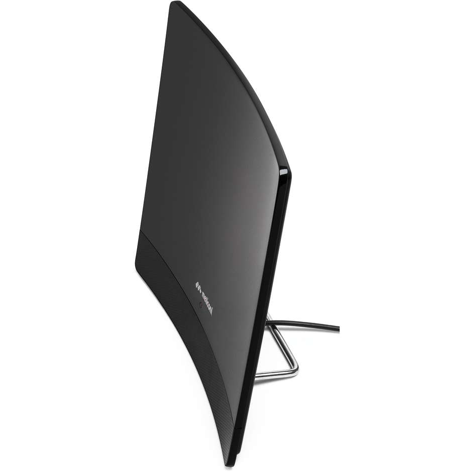 Meliconi AT52 R1 USB Antenna TV da Interni DVB-T2 HEVC 5G Alimentazione USB Nero