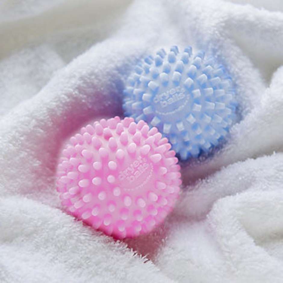 Meliconi Bucato Soft palline per asciugatrice, blu e rosa, 2 pezzi