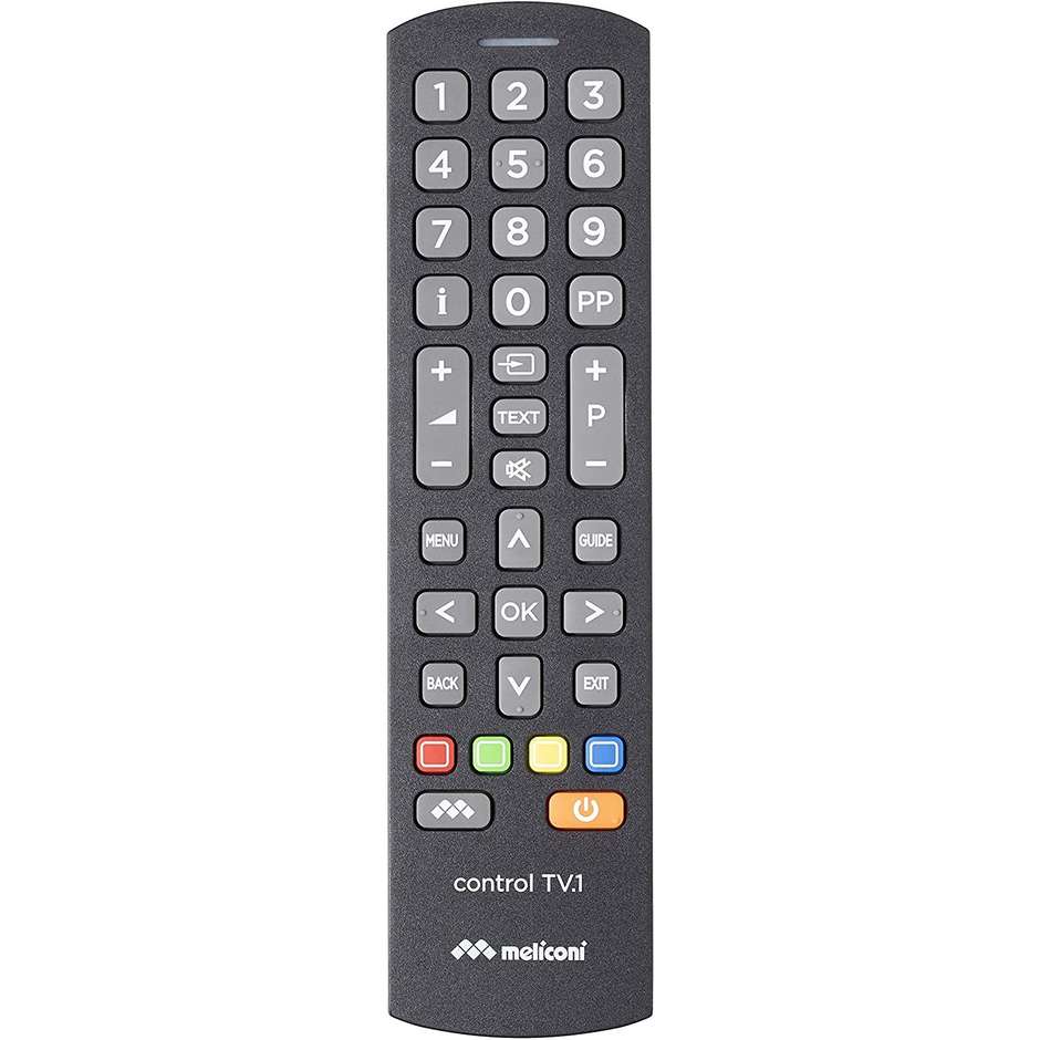 Meliconi Control TV.1 Telecomando universale per Tv colore Nero