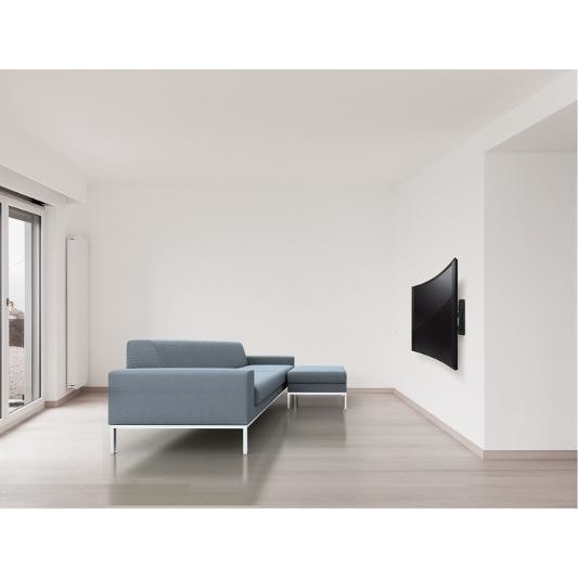 Meliconi Curved 400DR staffa a parete per televisore portata 30 Kg colore  nero - Accessori TV Staffe - ClickForShop