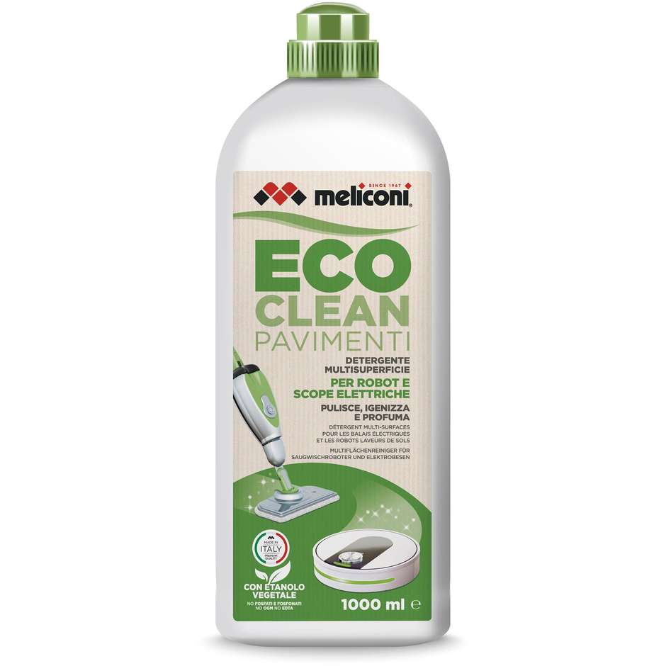 Meliconi Eco Clean Pavimenti detergente per robot e scope elettriche 1 L