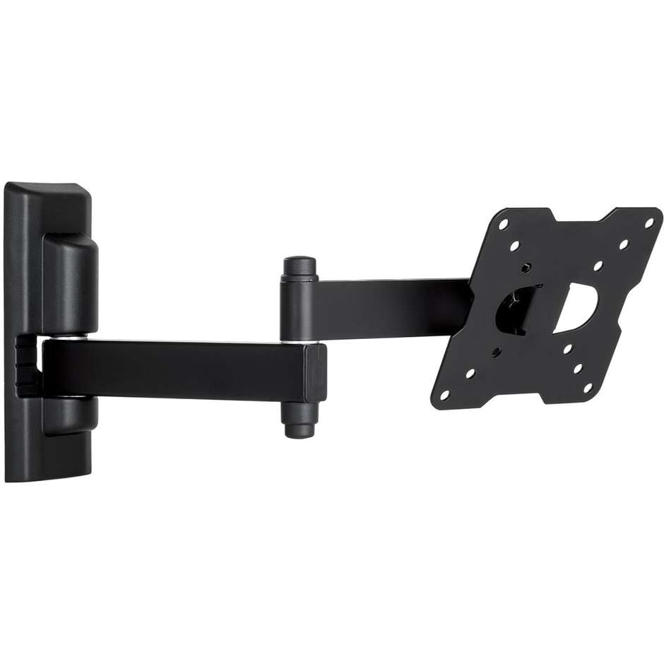 Meliconi EDR100 Supporto a Parete TV 14"-25" VESA 50x50-100x100 Doppia Rotazione Nero