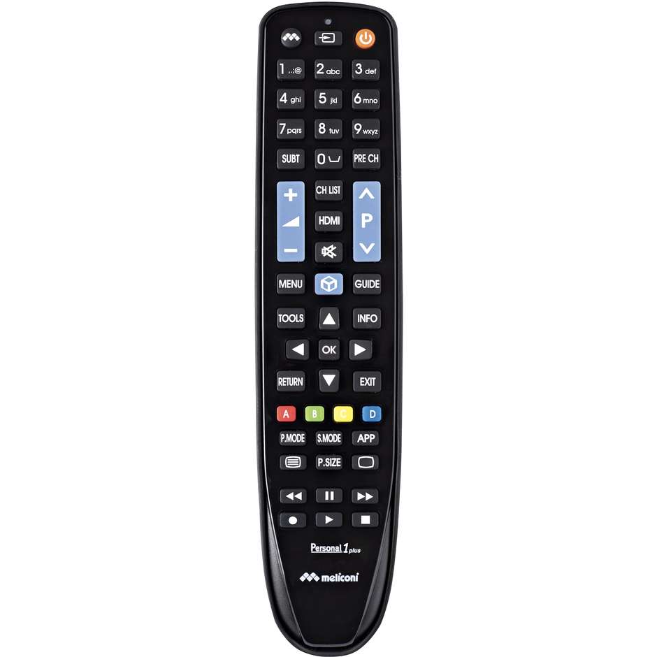 Meliconi Gumbody Personal 1 Plus Telecomando Universale TV Samsung Nero
