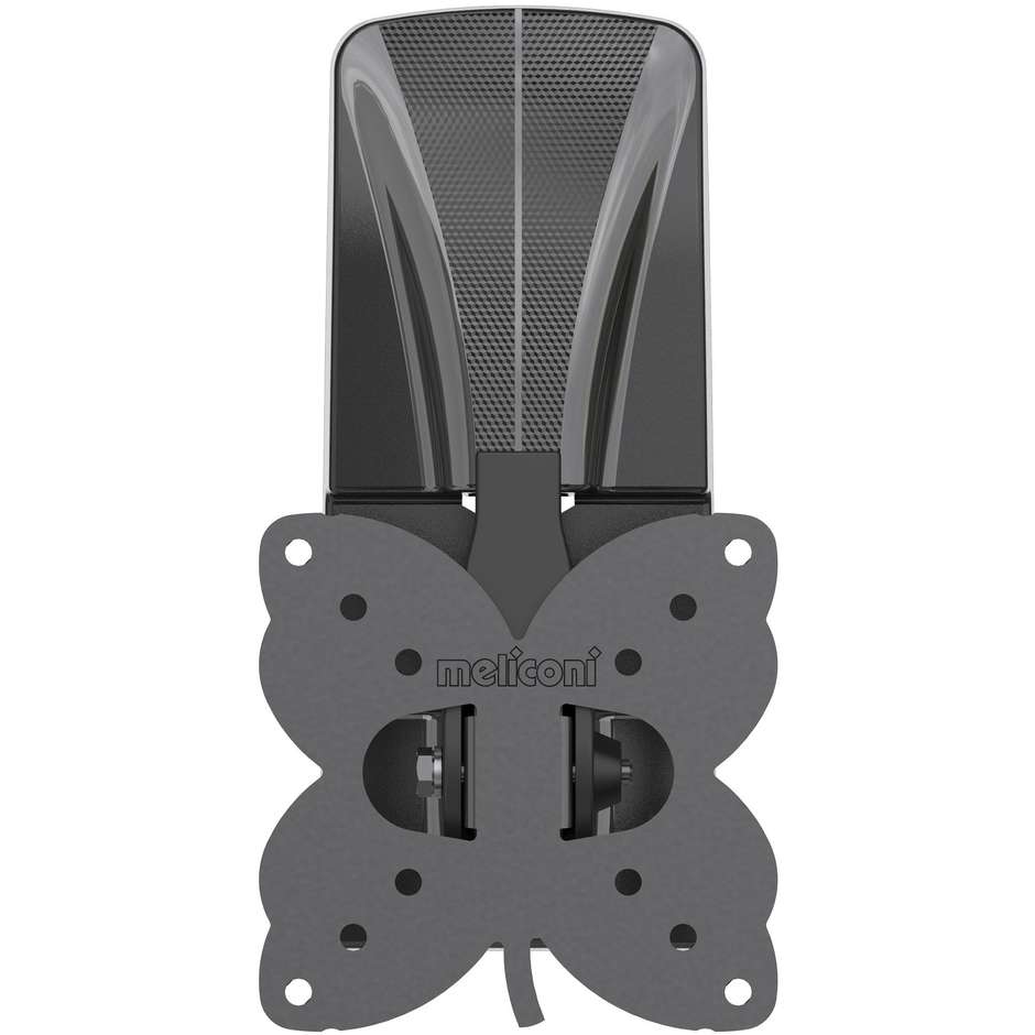 MELICONI PLUS 100ST CG 480959 Supporto da Parete Ultra Slim Fisso per TV Colore Black