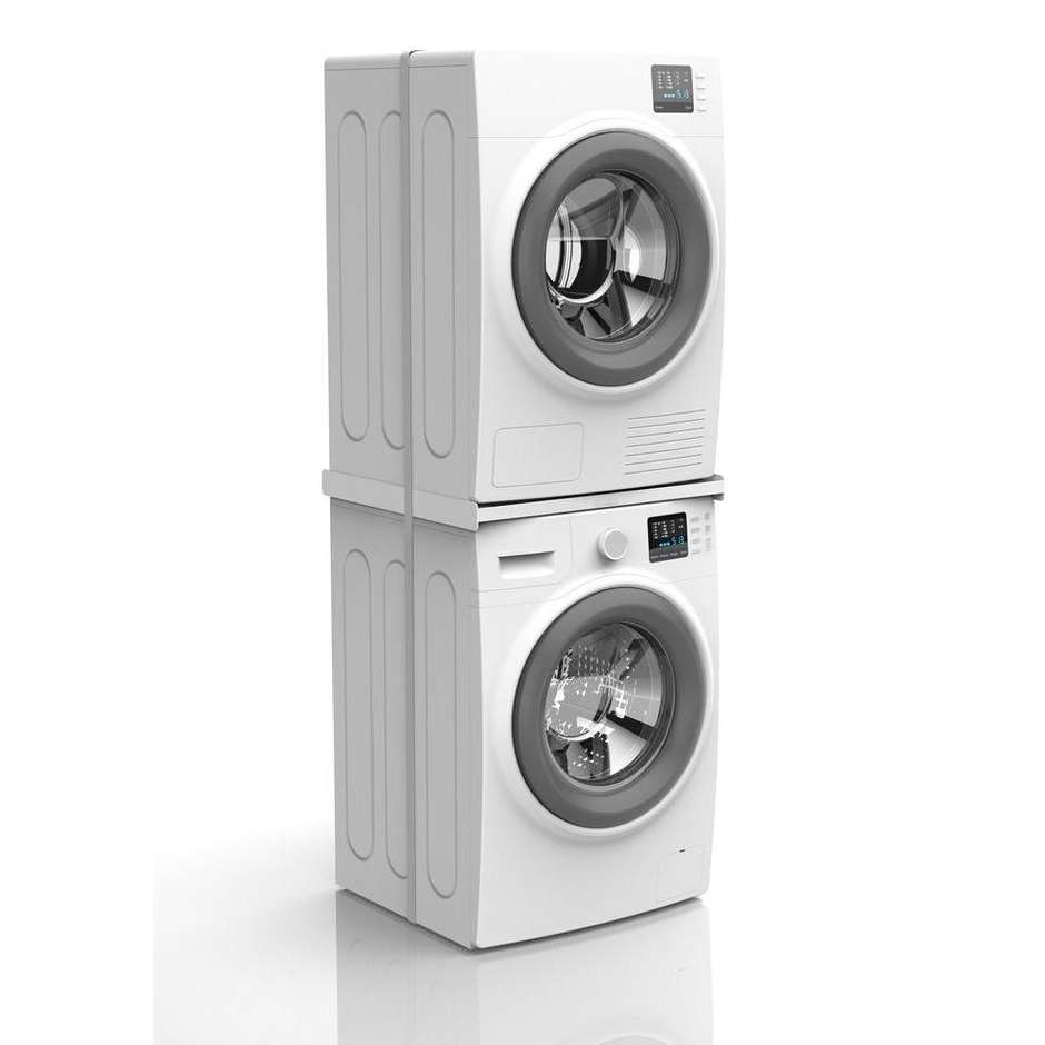 Meliconi STYLEL60 Kit di congiunzione tra asciugatrice e lavatrice Colore Bianco