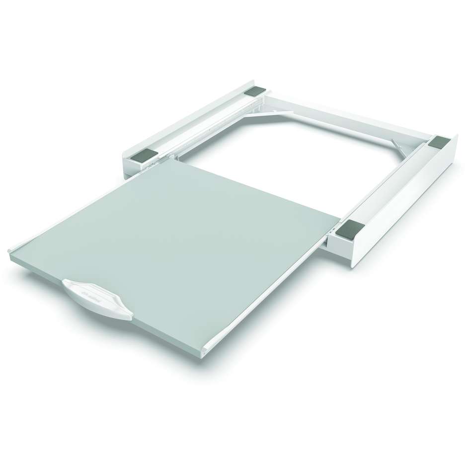 Meliconi Torre Pro L6 Kit di Sovrapposizione Universale con Ripiano Estraibile per Lavatrice e Asciugatrice Made in Italy