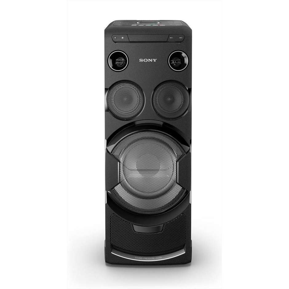 MHC-V77DW Sony Sistema High Power Audio con tecnologia Wi-Fi e Bluetooth colore nero