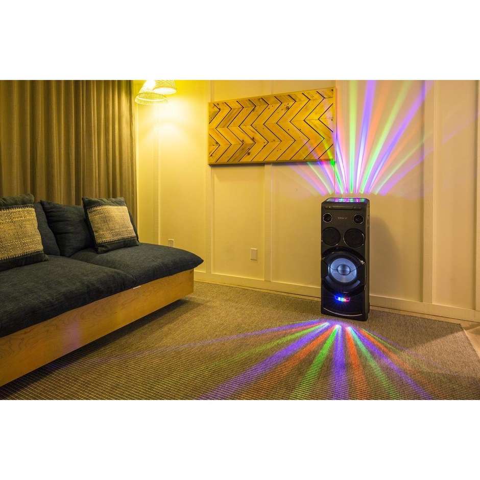 MHC-V77DW Sony Sistema High Power Audio con tecnologia Wi-Fi e Bluetooth colore nero