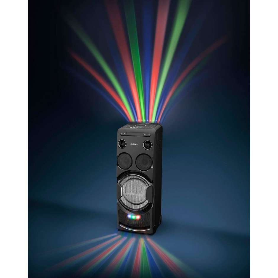MHC-V77DW Sony Sistema High Power Audio con tecnologia Wi-Fi e Bluetooth colore nero