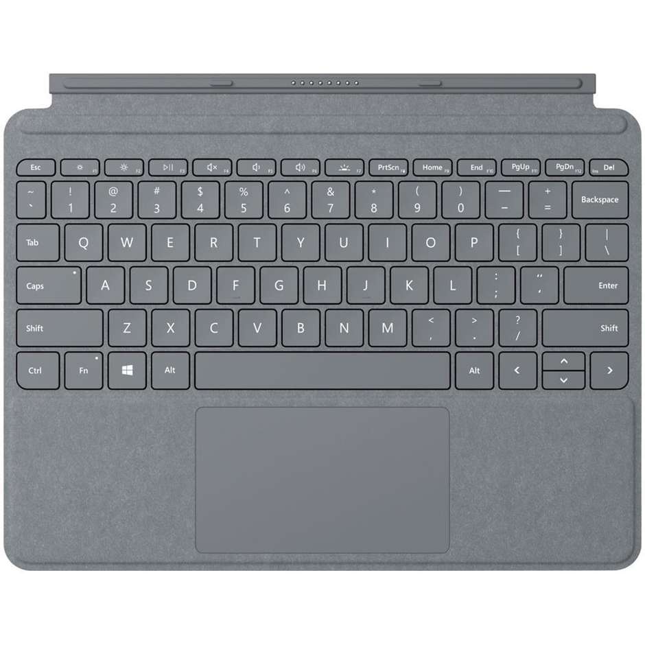 Microsoft KCS-00010 Signature Type Cover con tastiera per Surface Go Alcantara colore Platino