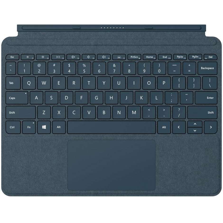 Microsoft KCS-00030 Signature Type Cover con tastiera per Surface Go Alcantara colore Blu