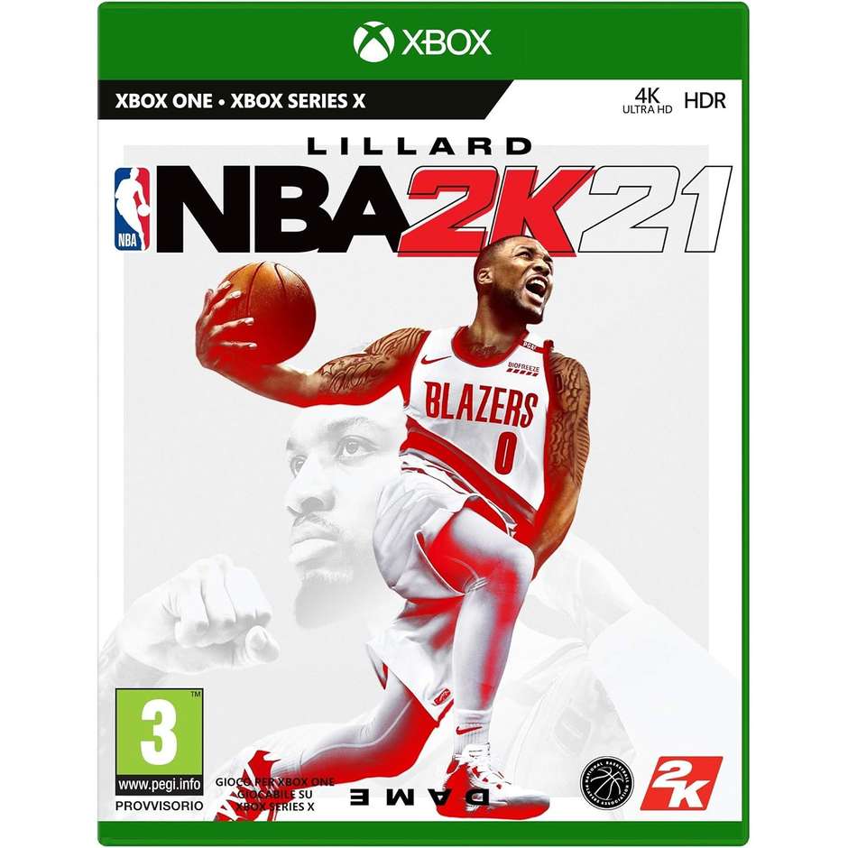 Microsoft NBA 2021 UK Videogioco per XboxOne PEGI 3