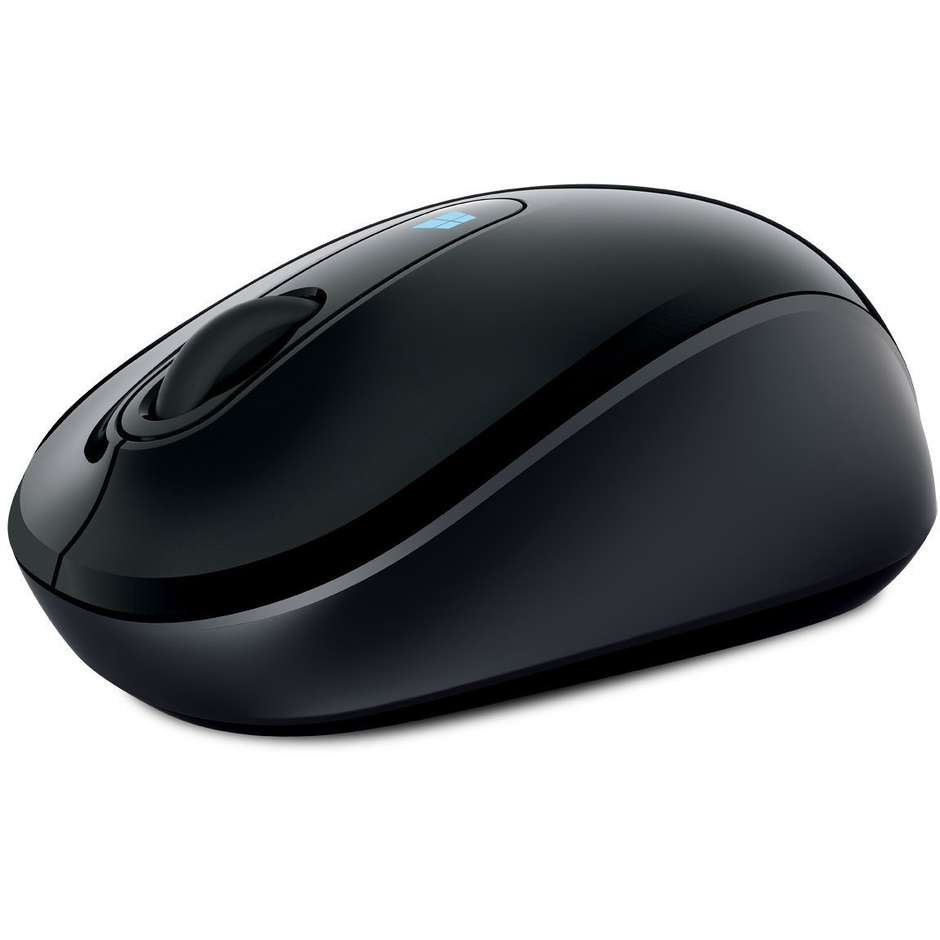 Microsoft Sculpt Mobile Mouse ergonomico Wireless colore nero