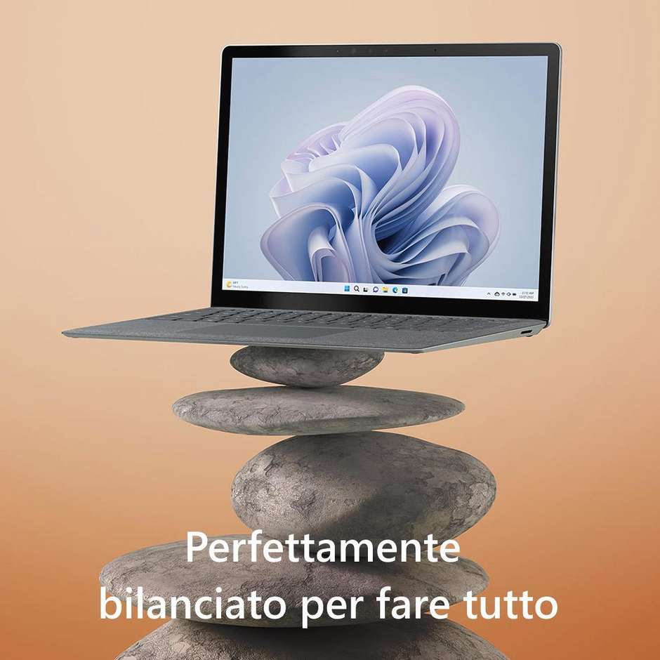 Microsoft Surface Laptop 5 Notebook 13,5" Full HD Intel Core i5-12 Ram 8 SSD 256 Windows 11 Home colore platino