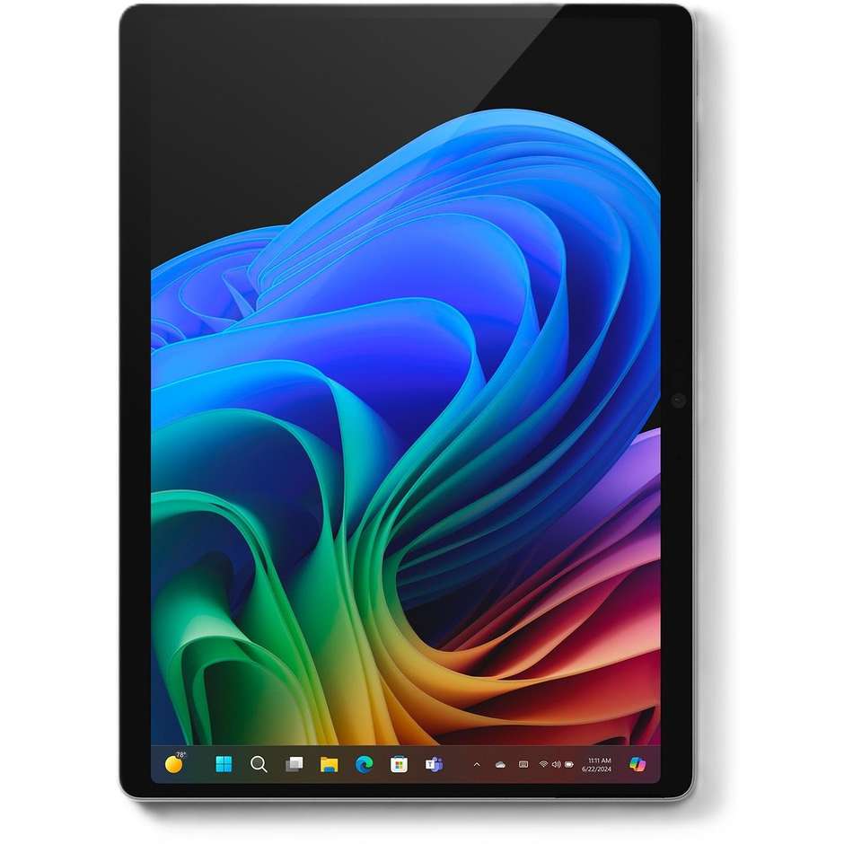 Microsoft Surface Pro 11 OLED Copilot+ PC convertibile 2 in 1 13" Ram 16 GB Memoria 512 GB Wi-Fi Windows 11 Home Colore Platino