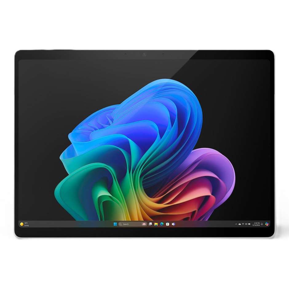 Microsoft Surface Pro ZHX-00004 Copilot+ PC 13'' Snapdragon X Plus Ram16 GB Memoria 256 GB Wi-Fi Colore Platinum