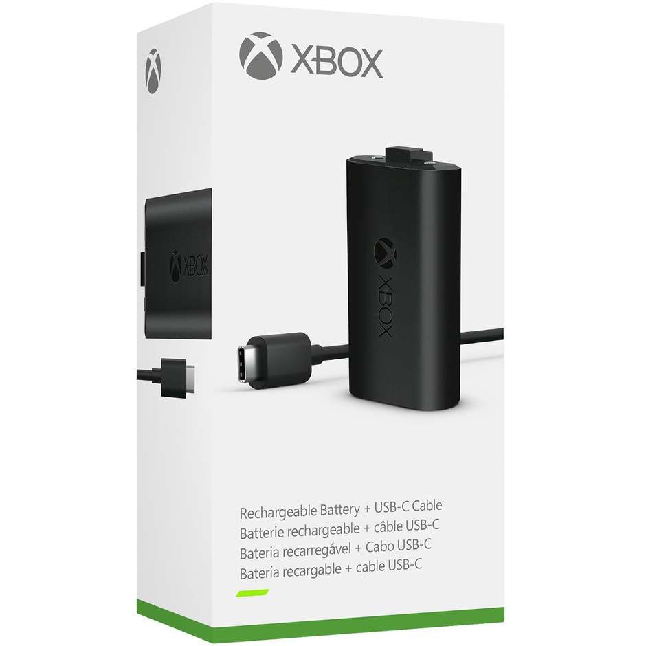 Microsoft Xbox One Play & Charge-Kit Colore Nero