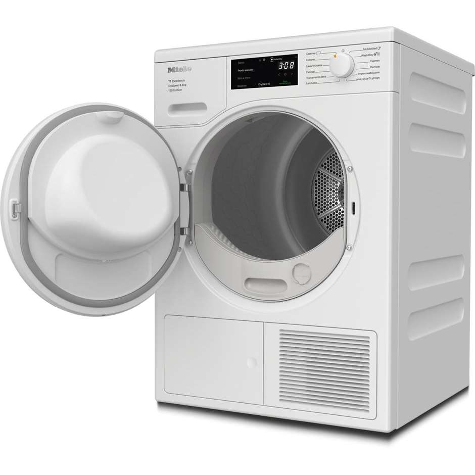 Miele Asciugatrice a pompa di calore Capacita 8 kg Classe A+++ Colore Acciaio inox