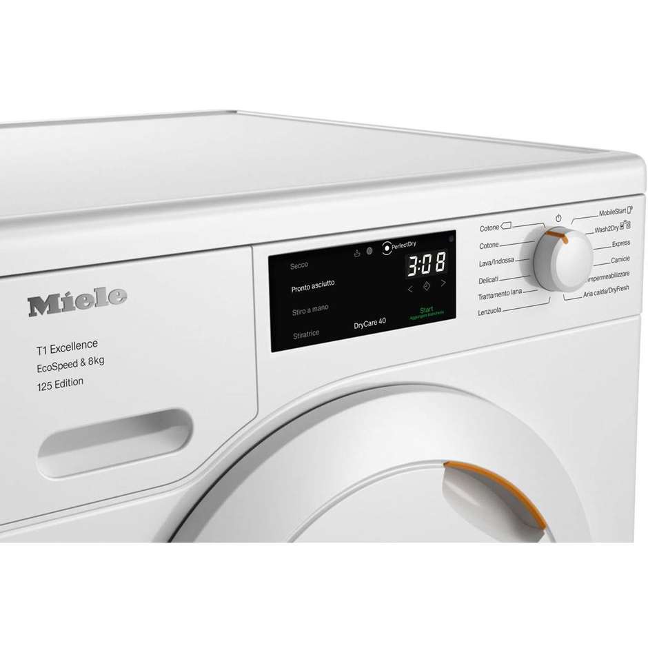 Miele Asciugatrice a pompa di calore Capacita 8 kg Classe A+++ Colore Acciaio inox