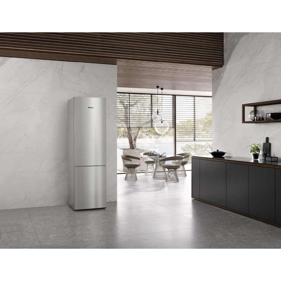 Miele KFN4394EDE Frigorifero Combinato Capacita 368 Lt Classe E Colore Argento